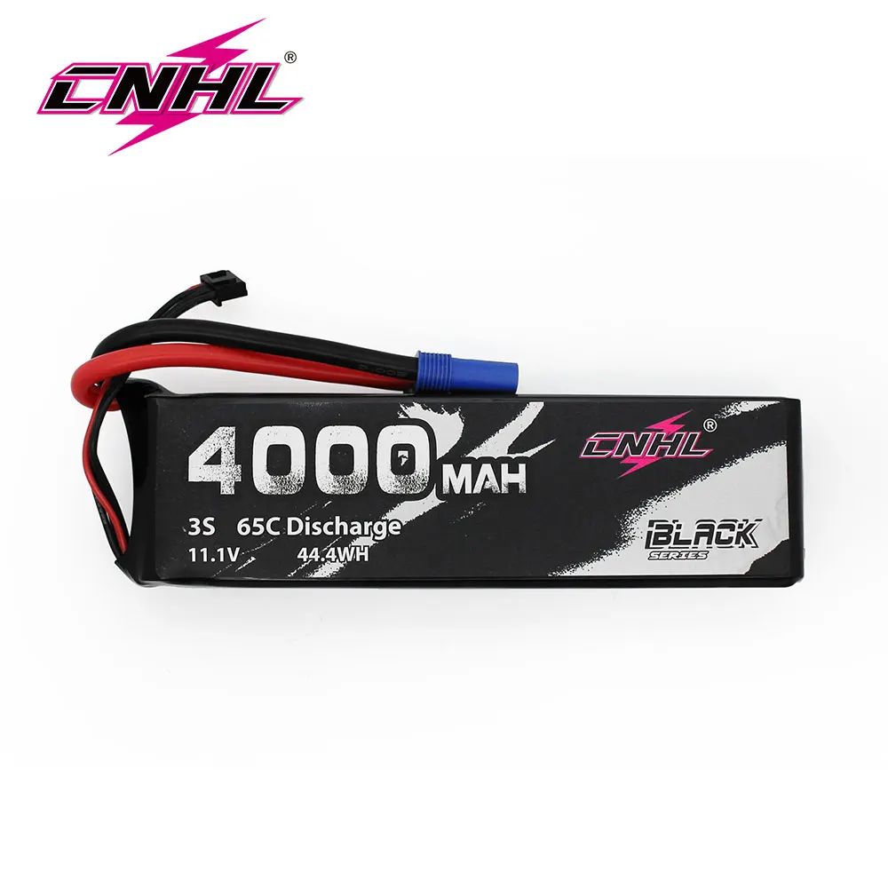 

CNHL 3S 4S 6S Lipo Battery 11.1V 14.8V 22.2V 4000mAh 65C With EC5 Plug For Airplane Helicopter Vehicles Car Boat Truggy Buggy