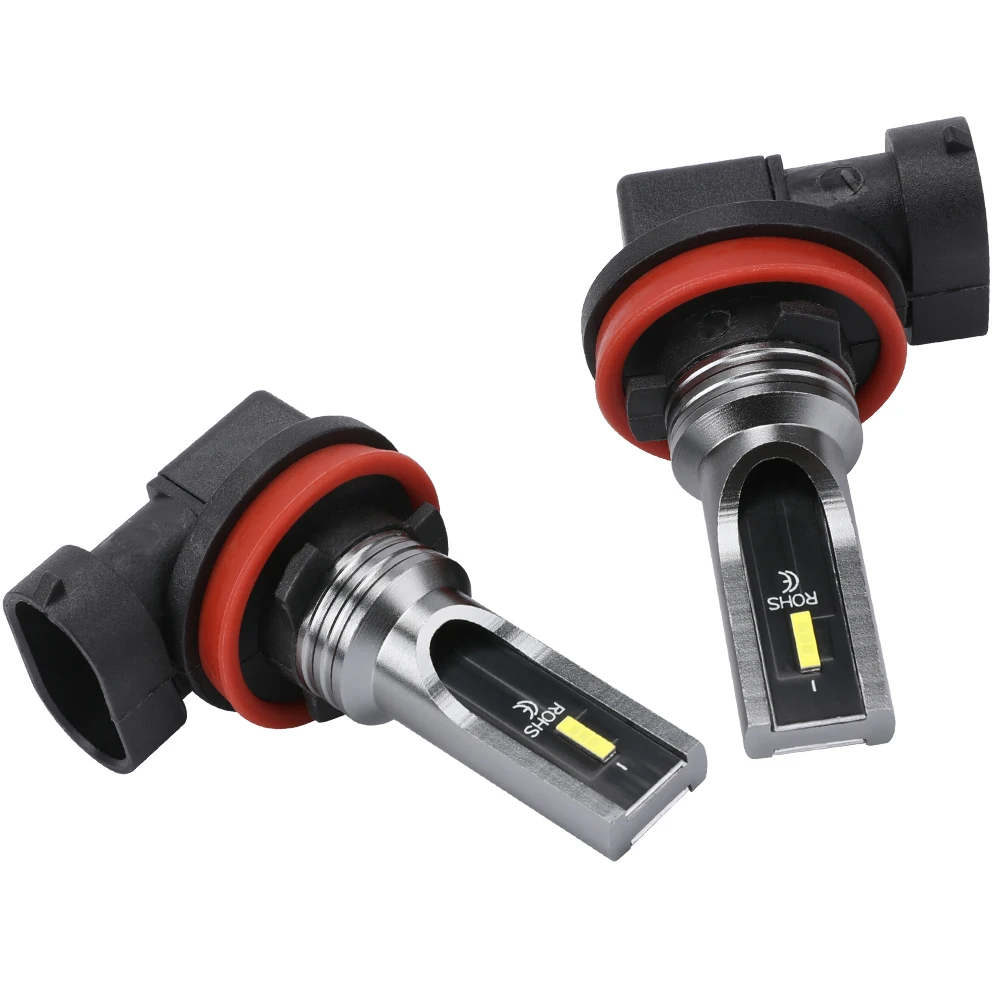 2개 H11 H8 9006 HB4 LED 주간주행등 안개등 BMW E39 E81 E87 E90 E91 E92 E46 E60 F10 F30 E84 F48 E65 F01 E83 F25 X5 E53 E70용
