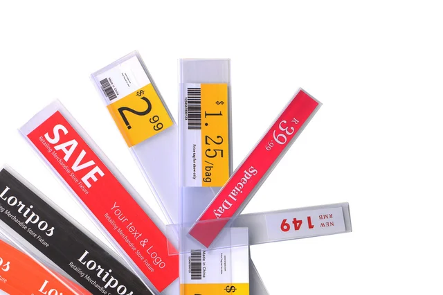 Sale On Price Tag Holders Strips w/ Adhesive