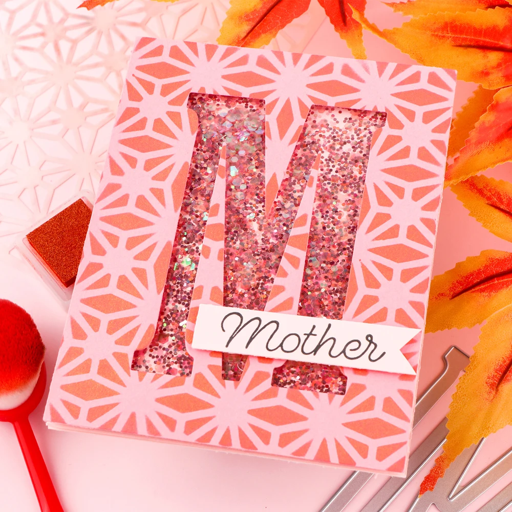 26 개/대 알파벳 금속 절단 다이 5/10/20cm DIY Scrapbooking 종이 앨범 카드 공예에 대 한 대문자 금형 칼