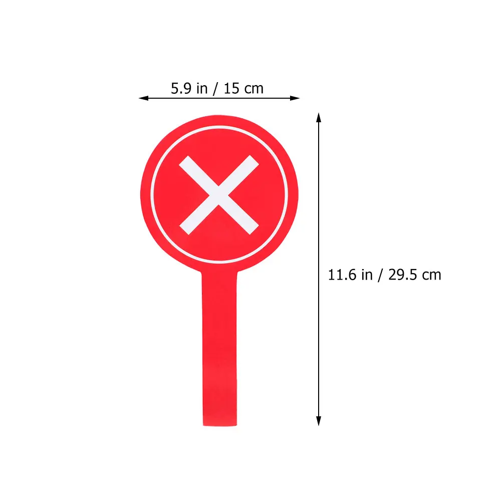 Game Answer Buzzer 4 Pcs Game Clearance Hand Holding Toy Answer Paddle Classroom Judging Board