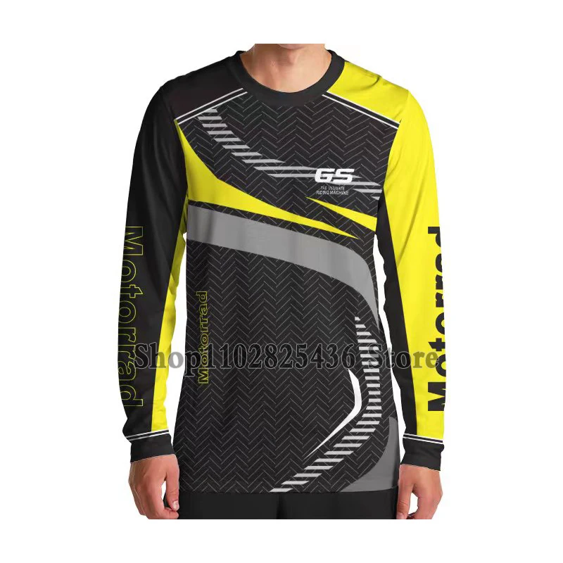 Estate For Bmw R1250 G310 F750 F850 Gs T-Shirt Lunga Motorrad Moto Motorsport Adventure Riding Quick Dry Jersey