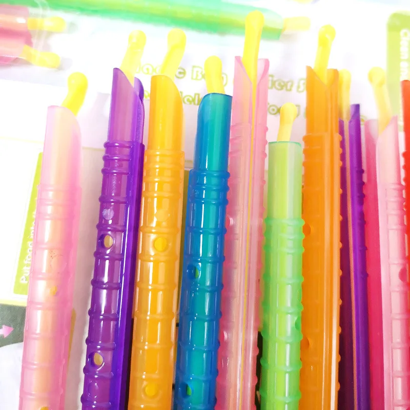 30Pcs 5 Colors Bag Sealer Closure Sticks Portable Food Saver Container Plastic Sealing Clips Fresh-Keeping Clamp Rod 5