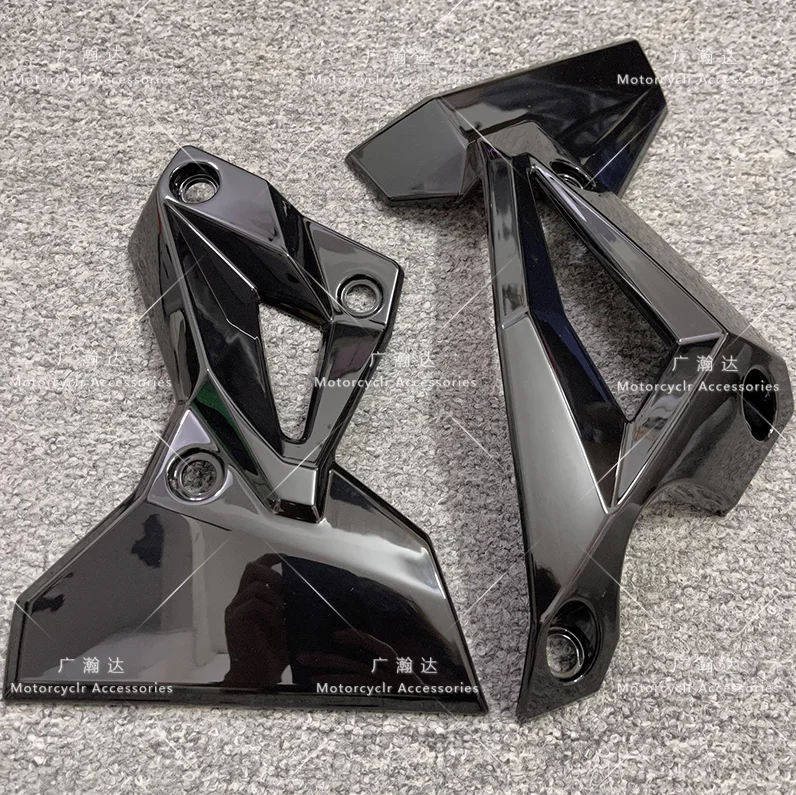 Glossy Black Side Frame Radiator Guard Fairing Fit For KAWASAKI Z400 Z 400 -