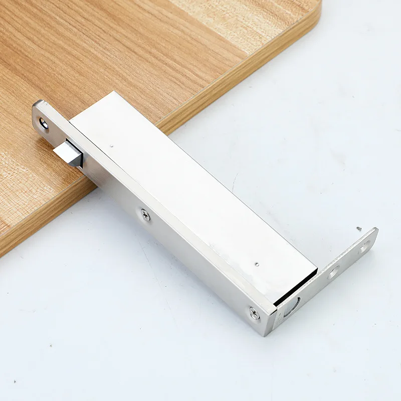 Stainless Steel Double Automatic Thickened Core Door Insert Bolt Open and Close Smooth Hidden