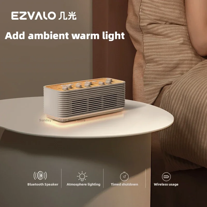EZVALO Natural Scenery Speaker Bluetooth Speaker Upgrade Wireless Version Home Camping Equipment Mini Music Center