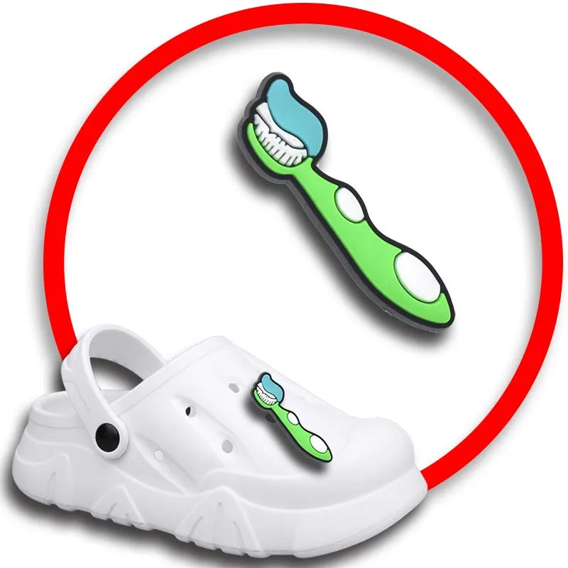 

Упаковка булавок для Crocs шармы аксессуары для обуви стоматология зубы врач украшение джинсы женские сандалии Пряжка Детские сувениры мужские значки