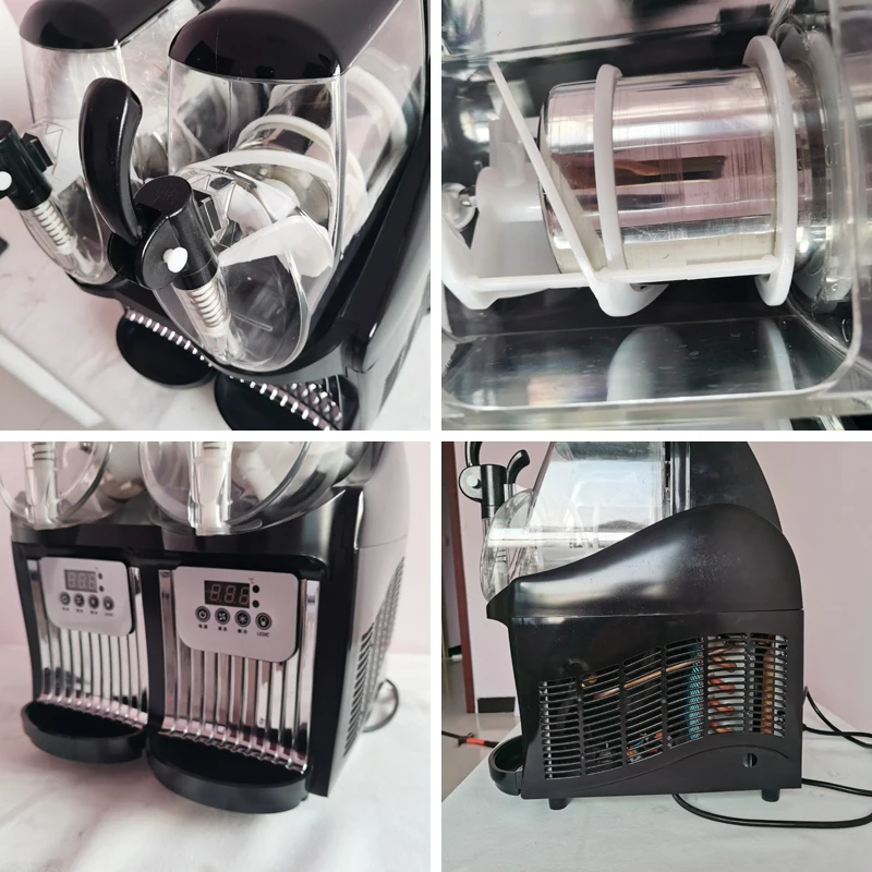 Single Bowl Slush Machine Tank Slush Machine Snow Melting Machine Smoothie Maker Machine Ice Cream Maker 4