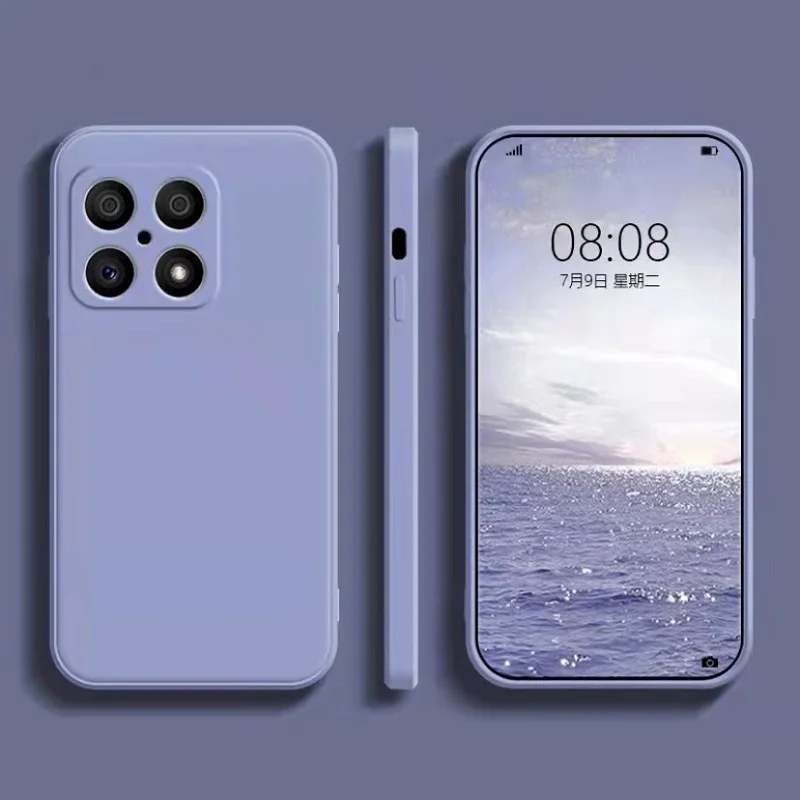 Für OnePlus 10Pro Hautgefühl Einfarbige Flüssigsilikon-Telefonhülle Stoßfeste Schutzhülle Feines Lochobjektiv Anti-Dr_voghion.com