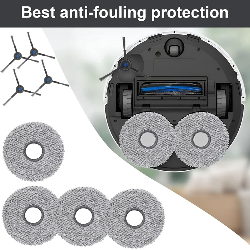 Ecovacs 로봇 진공 청소기 메인 사이드 브러시용 액세서리 세트JAS
