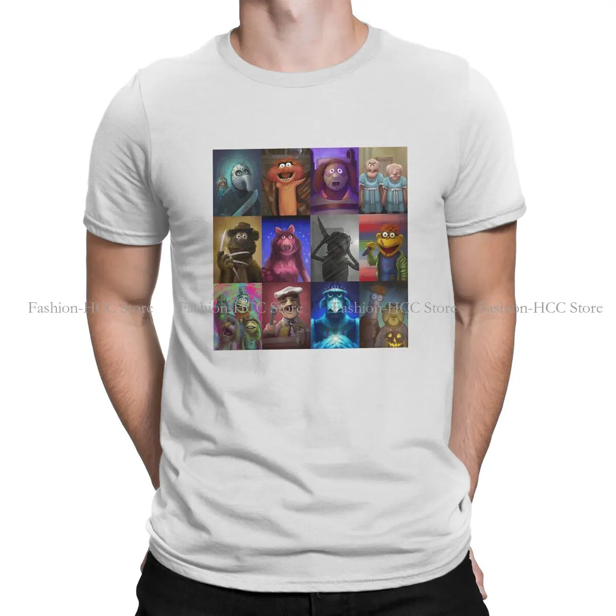 Dr. Teeth E The Electric Mayhem Tshirt Per Uomo Muppet Maniacs Series 1 Basic Casual Felpe T Shirt Di Alta Qualità Alla Moda