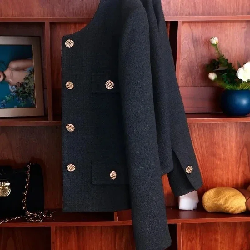 Spring Autumn Women's Blazers 2024New Elegant Slim Cropped Streetwear Green Suit Coat Fashion Ladies Jackets Outwear Female Tops