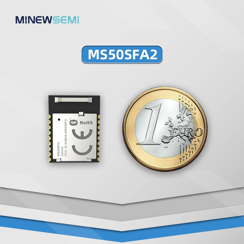 세라믹 칩 안테나 무선 장거리 송신기, 블루투스 블 모듈, 최소 크기, nRF52832, MS50SFA2, 2.4Ghz