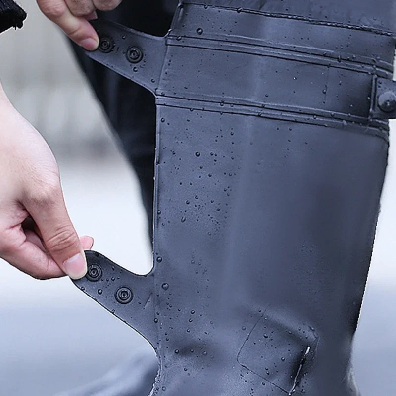 Reusable Scooter Dirt Bike Rain Shoes Non-Slip Boot Covers Unisex BicycleShoes Protectors For Rainy SnowysDay