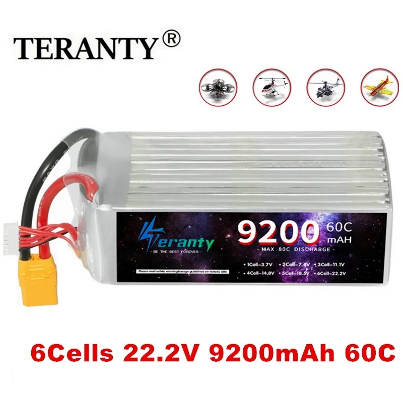 Batterie LiPo 6S 22.2V RC 1800-7200mAh XT60/T