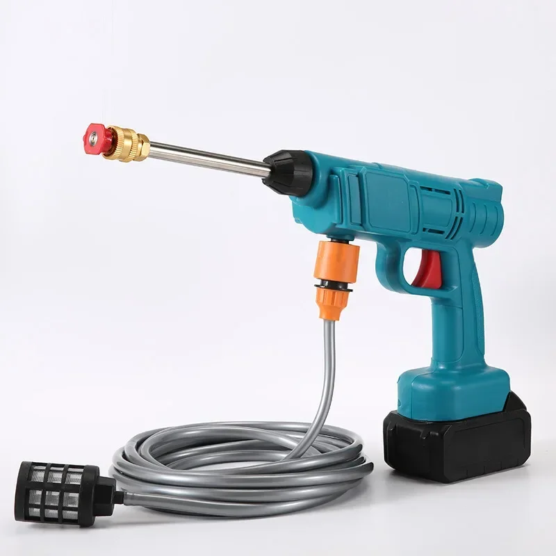 High Pressure Portable Car Washer  300W Garden Watering Gun Wireless Removable Accessories for Car Home Cleaning 4