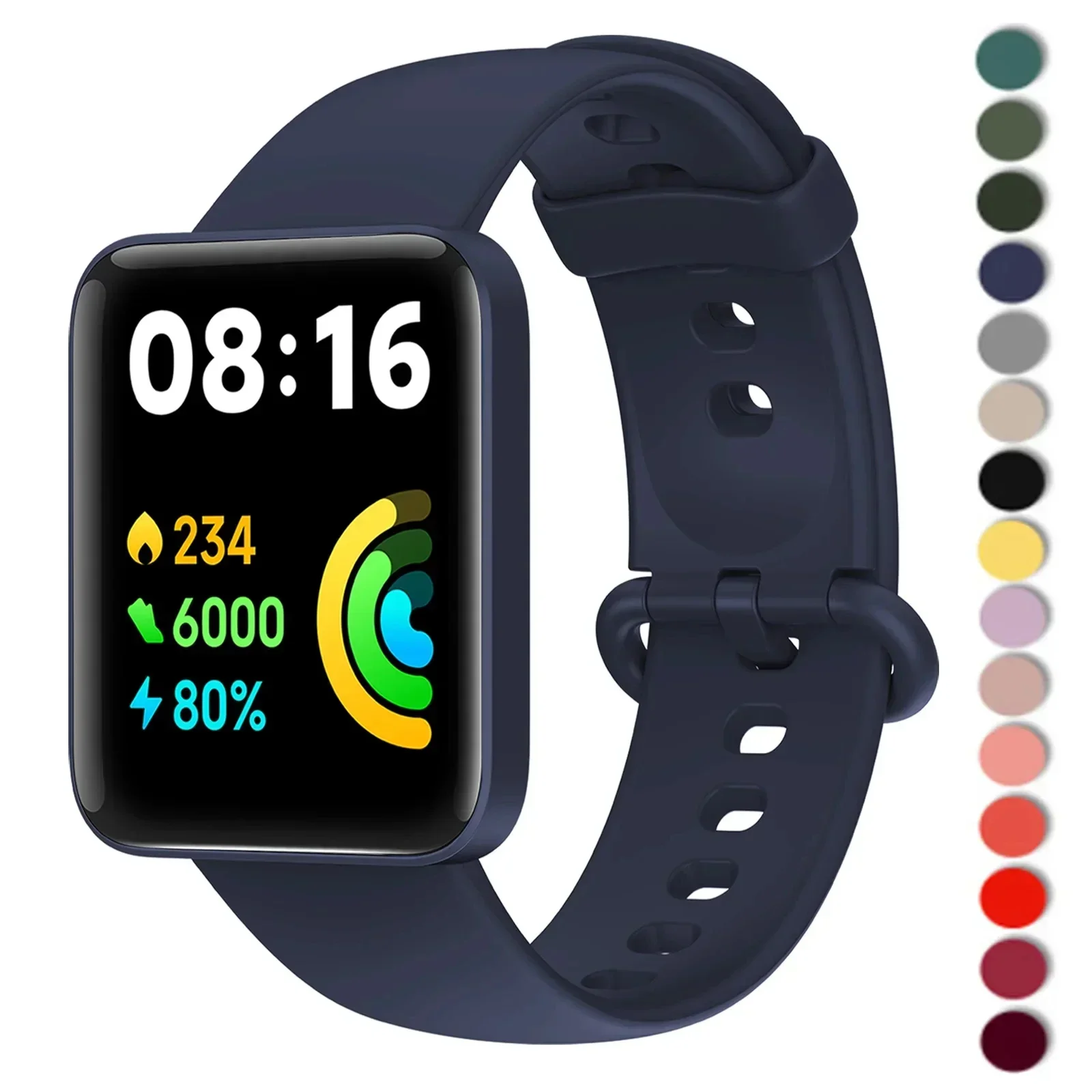Silicone Replacement Band for Smartwatch - Stylish and Durable Watch Strap