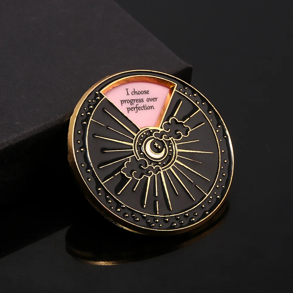 Bold Stations Spinner Spinner Smalto Spille Creative Interactive Wheel Badge Spille Per Gli Amici Zaino Gioielli Estetici Regalo