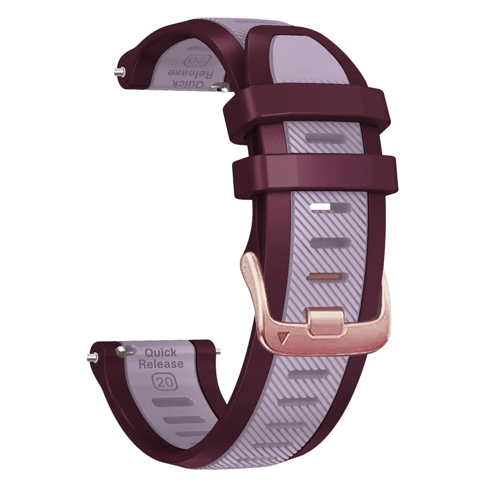 Versatile Silicone Watchband - 20mm Strap Replacement Bracelet