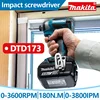 Makita DTD173 1800rpm Cordless Impact Driver 180Nm Brushless Motor Electric Drill Wood/Bolt/T-Mode For Makita 18V 1