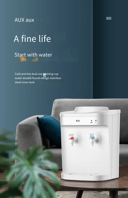 Distributore Acqua Calda E Fredda Elettrico | 550W | Raffredda A 8°C E Scalda A 95°C | Acciaio Inox - Foto 10