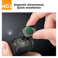K&F CONCEPT Magnetic Lens Filter for DJI Osmo Pocket 4 3 Adjustable ND2-32 ND32-512 UV CPL ND/PL Black-Mist 1/4 Optional Filters 2