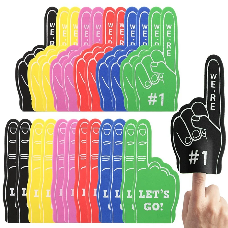 Sports Foam Finger Sporting Events Sticks For Basketball Football Dance Games Party Supplies