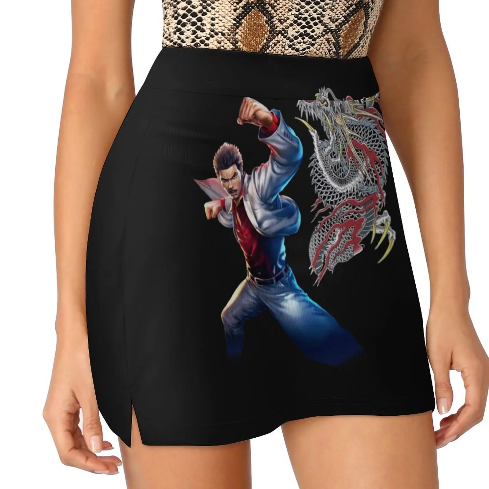 

Yakuza Kiryu Dragon Light proof trouser skirt Female dress sexy skirt skirts for women 2024