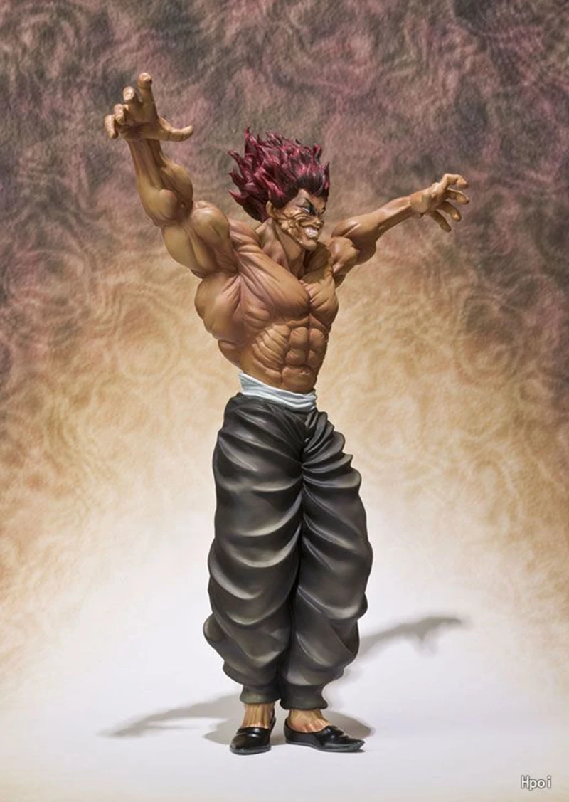 22cm Baki Hanma Anime Figure Hanma Yujirō Action Figures The Strongest Man on Earth Figurine PVC Adult Collection Model Toys