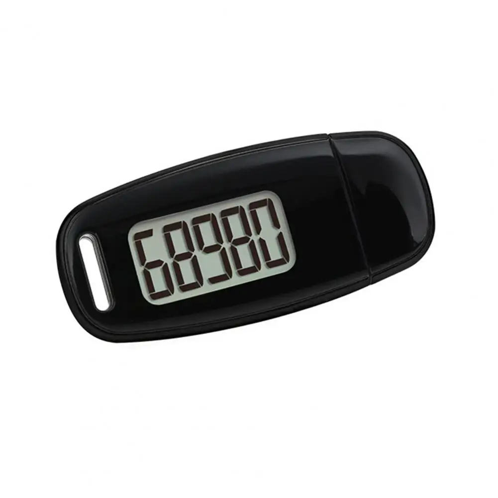 3D Pedometer Large Display High Accurate Rechargeable Mini Step Counter Portable Daily Target Monitor Step Counting Device