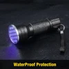 Portable 21 LED UV Ultraviolet Flashlight Blacklight 395NM Mini Torch Flash Lamp For Pet Urine Stains Black Light Flashlights 4