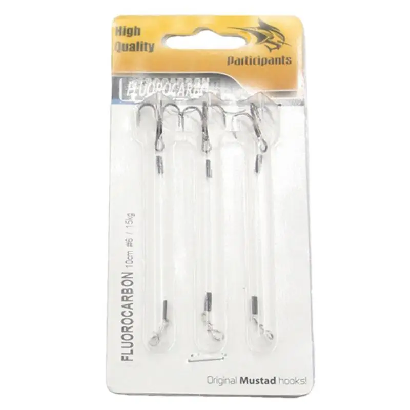 

Крючки для приманки, 3 шт., маленькие рыболовные крючки с леской