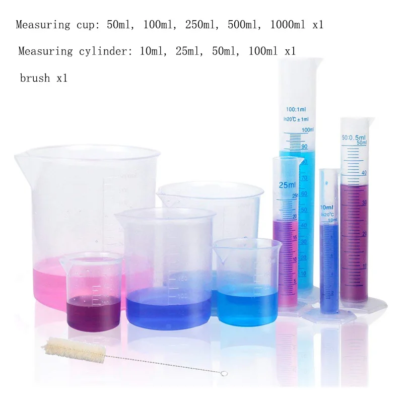 Transparent Plastic Graduated Cylinder