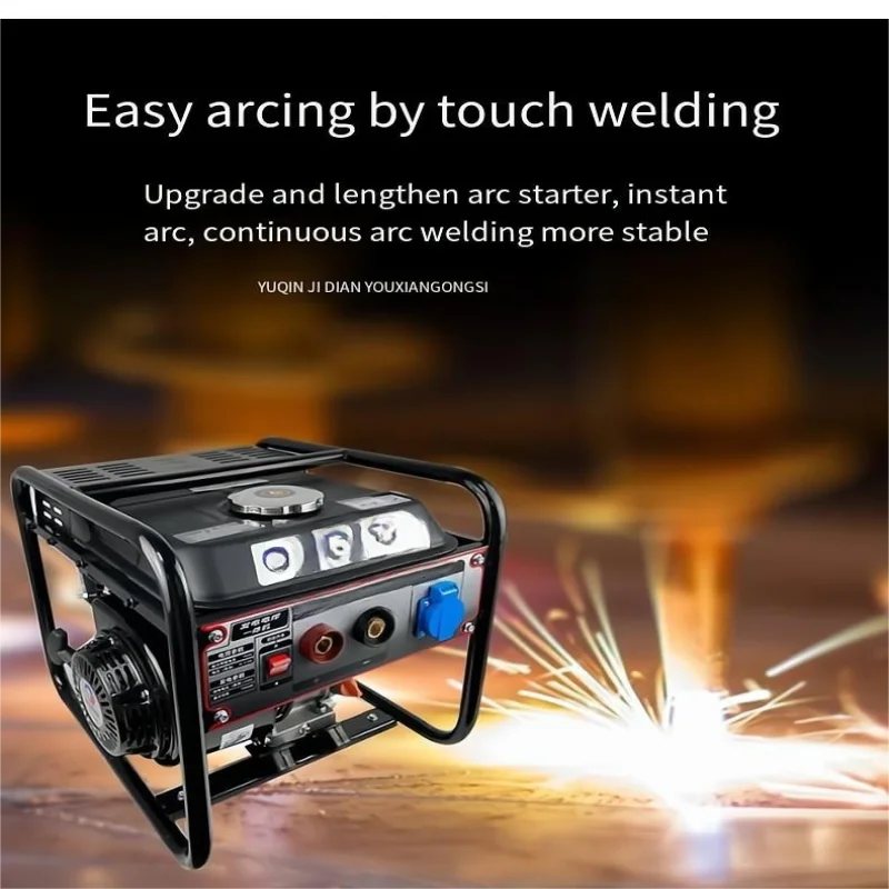 Variable Frequency Gasoline Power Generation Welding Machine In One 160-A Small Hand Start Generator Welding Machine In One 143 4