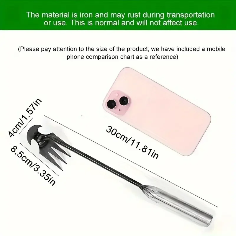 1 Pcs, Upgrade Your Garden with This High Quality Manganese Steel Weeding Tool-Easily Uproot Weeds, Garden Tool Supplies 3