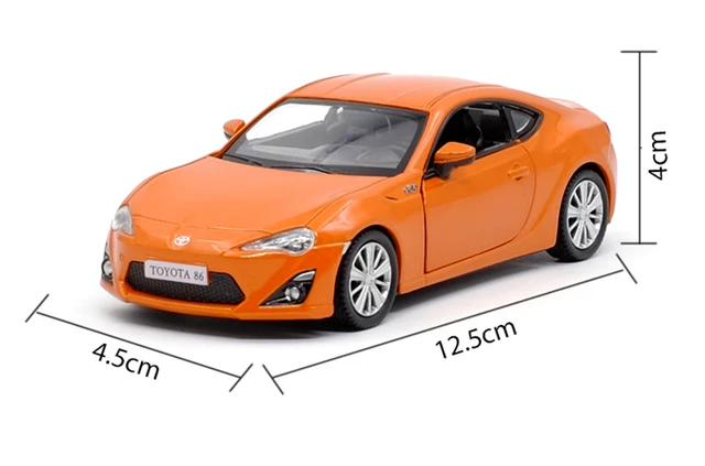 Toyota 86クラシックカー合金スポーツモデル、ダイキャストメタル 