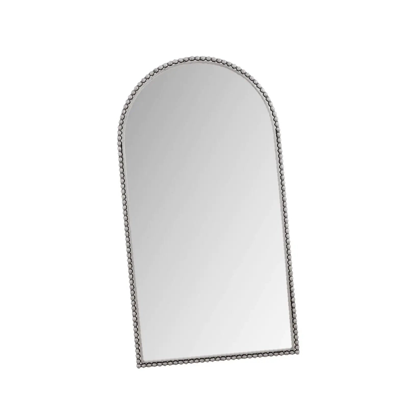 Large Silver Arch Mirror Classic Wall Decor Full Body Standing Mirror for Bedroom Living Room Style