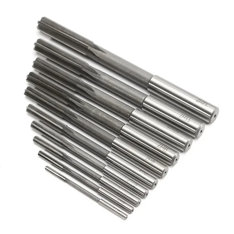 HSS Machine Reamer Set 3-12mm H7 Straight Shank Milling Chucking Reamer for Metal Steel Aluminum