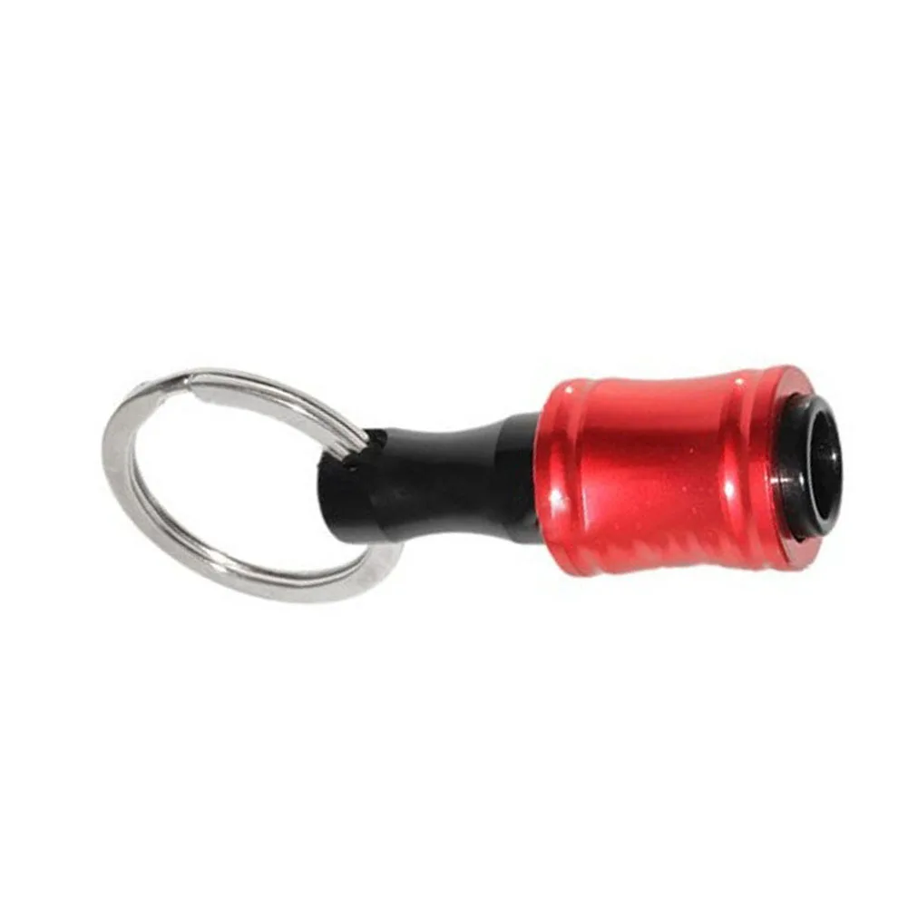 Power Tools Drill Bit Holder 1Pcs Hex Shank Screwdriver Keychain Extension Bar Screwdriver Bit Holder Practical