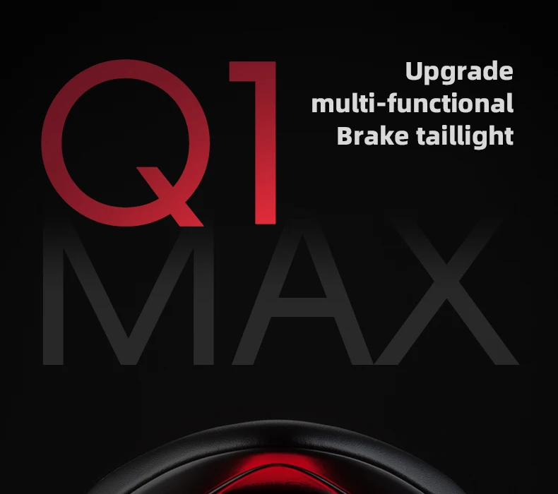 Description Picture 2 of itemROCKBROS Cycling Light Q1 MAX Bike Rear Lamp MTB Rode USB Rechargeable Flashlight Seat Pole Lamp Bicycle Cushion Lamp Lights