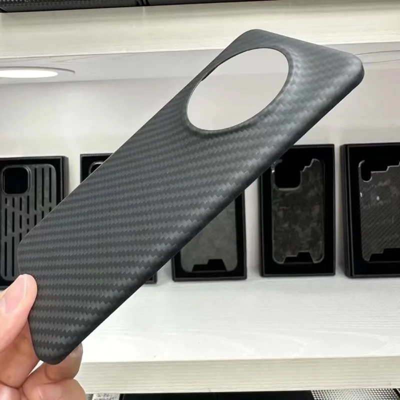 Carbon Fiber Case for Honor Magic 5 Pro, Aramid Fiber Slim Fit Phone Case, Lightweight Anti-Scratch Protector for Honor Magic 5