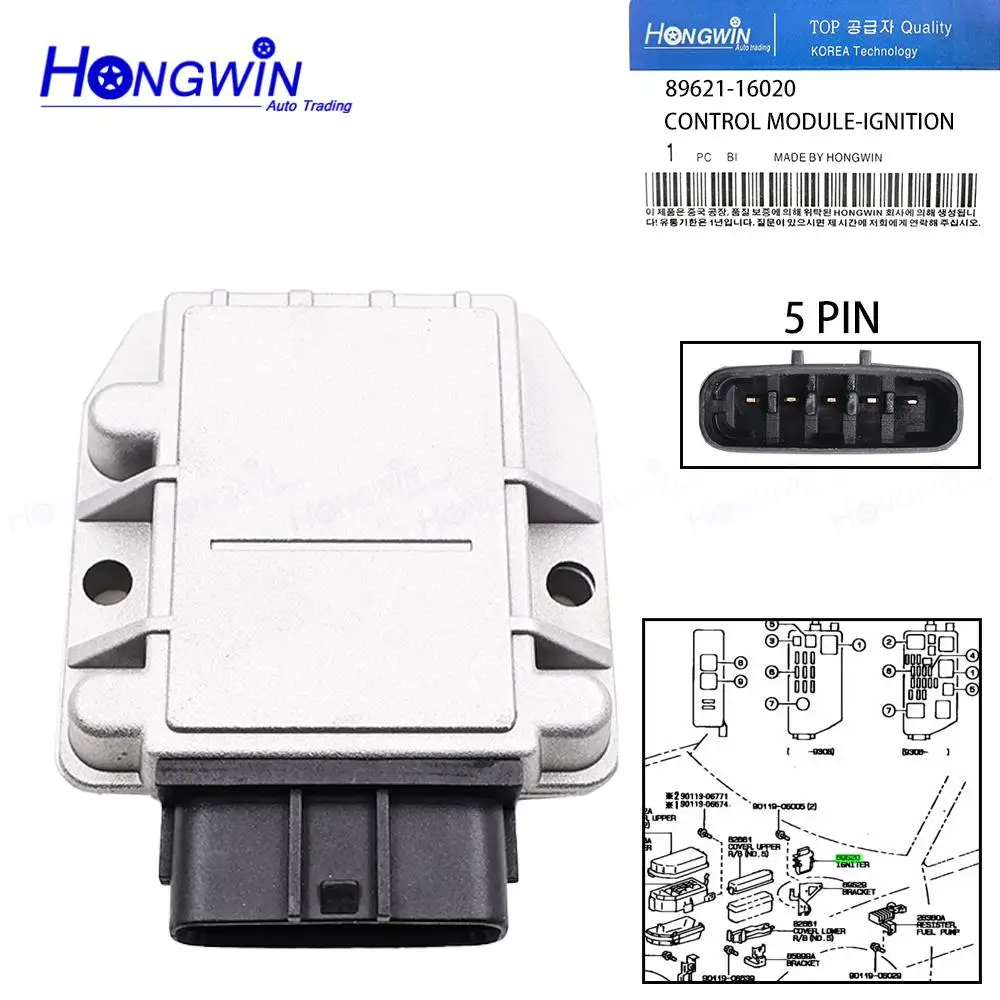 89621-16020 Control Ignition Module For Toyota Celica T100 Corolla