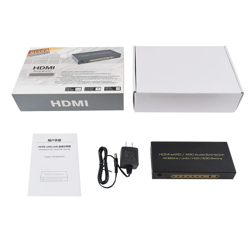 HDMI2.0 Hang extractor earc/arc 4k60hz UHD HLG HDR dolby Látás EDID beállítás HDMI Hang kimeneti DTS Merevlemez dolby atoms  AC3 DTS LPCM