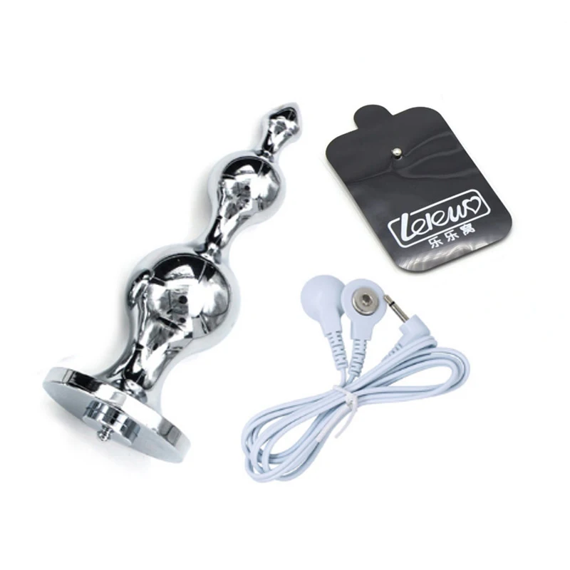 Electric Shock Anal Vagina Plug Jump Egg Dildo Butt Plug Sex Toys E-stim Prostate Massage Accessory BDSM Adult Men/Women Orgasm