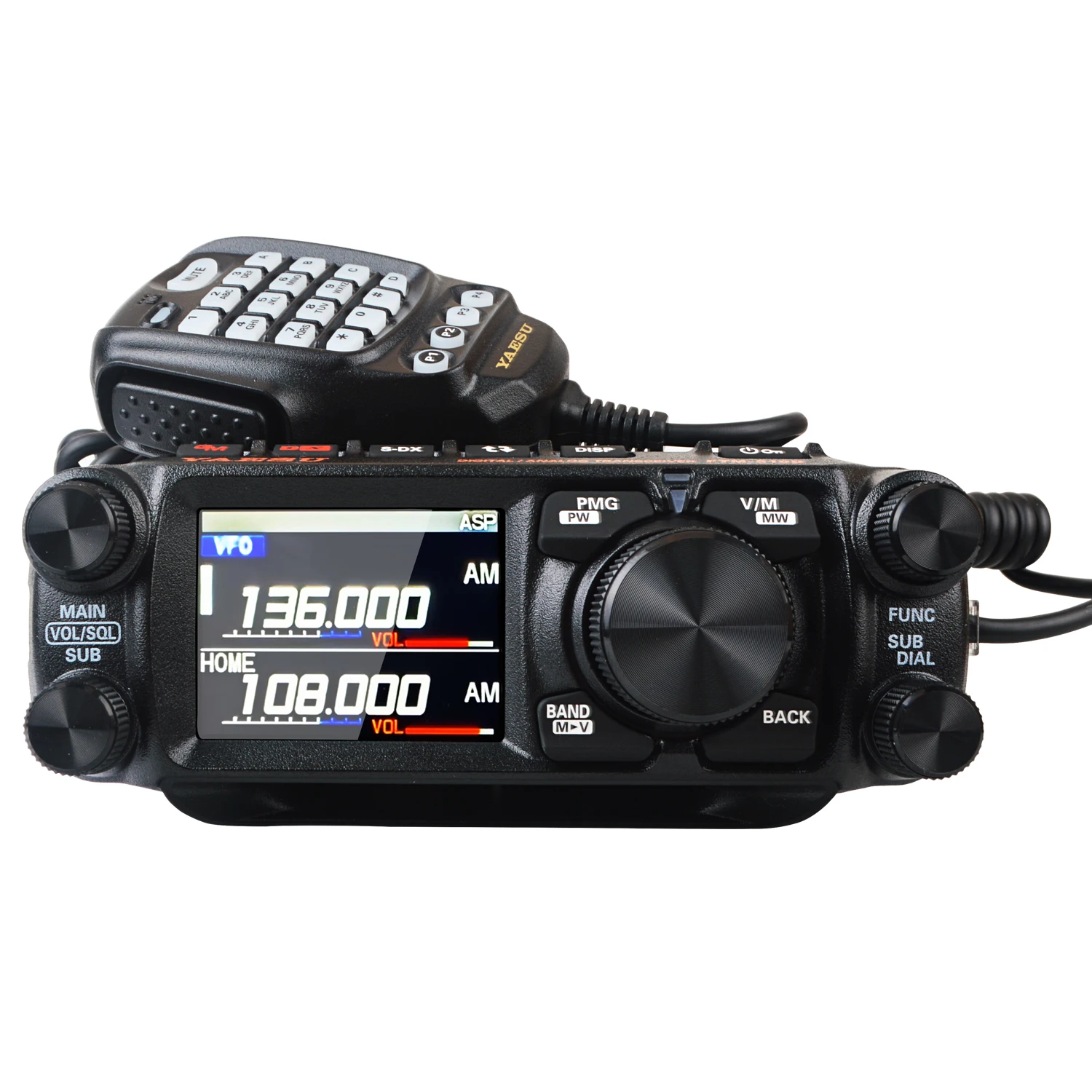 Yaesu Walkie Talkie FTM-510D ASP 144/430MHz VHF 55W/UHF 50W C4FM
