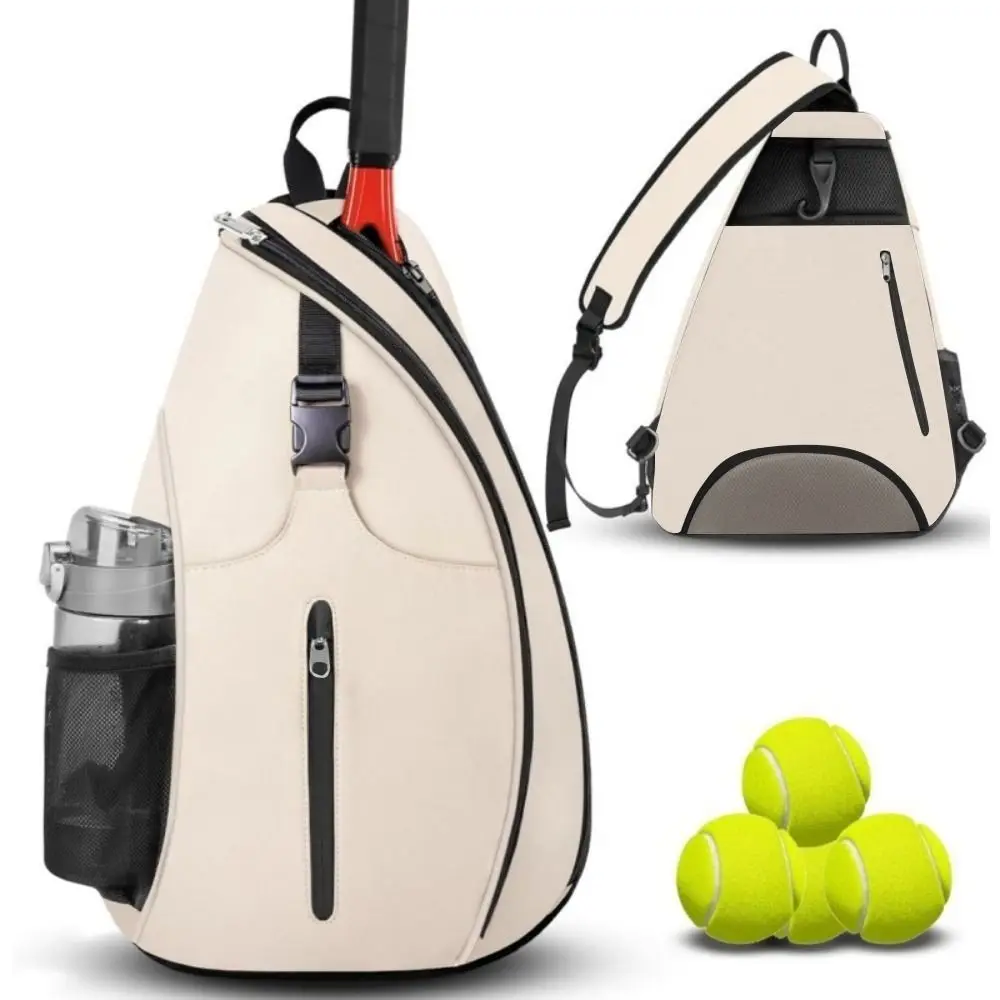 Zipper Closure Pickleball Rackets Backpack Reversible Large Capacity Tennis Racket Carrying Bag Strong Durable