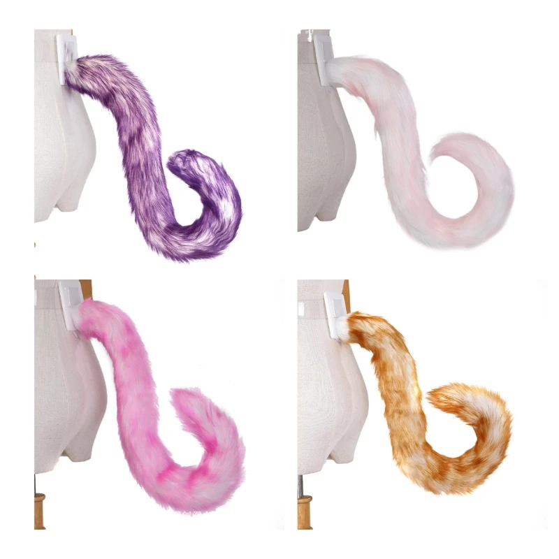 

Women Girls Easter Party Favor Tail Costumes Tail Cat Cosplays Props Costume Accessory Tail Cat Ears Tail Furry Cat Tail