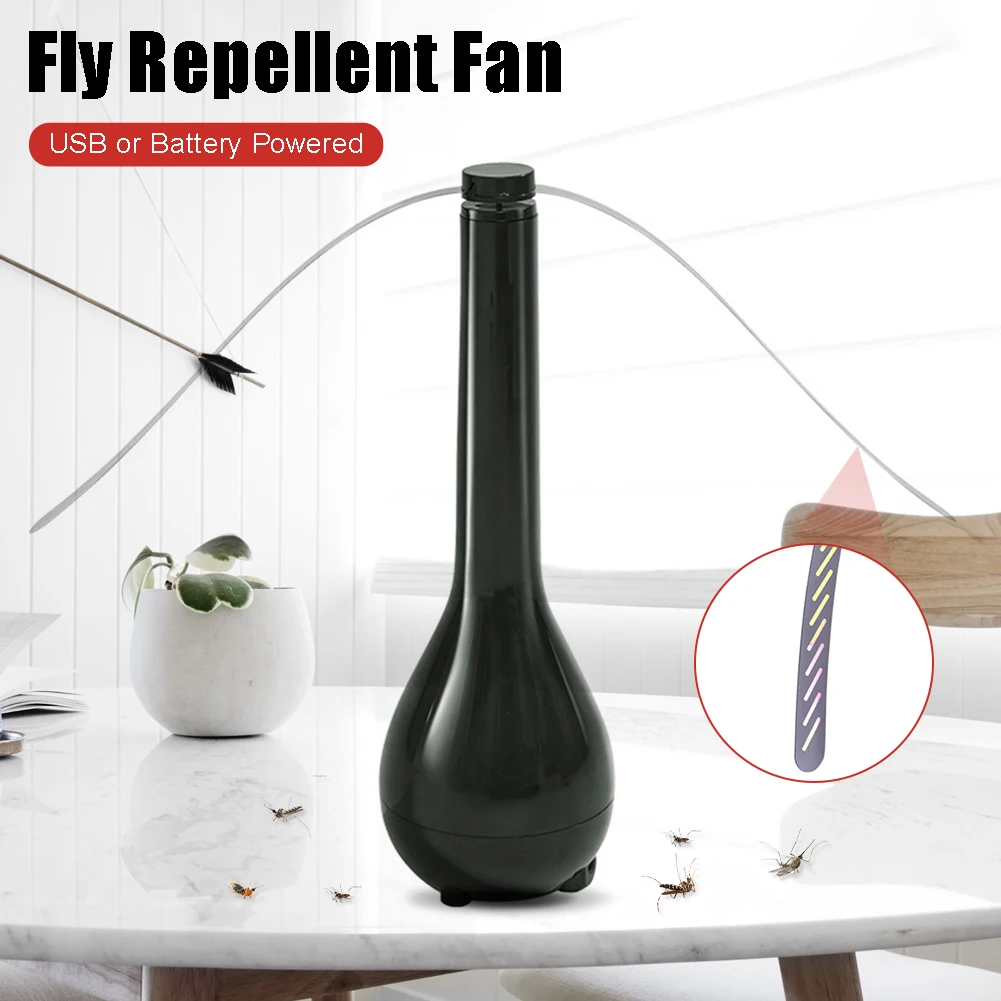 Fly Fans Outdoor Kitchen Fly Repellent Fan Repellente Per Parassiti Ventilatore Da Tavolo Fly Destroyer Fly Mosquito Repeller Fan Per La Stanza Da Cam