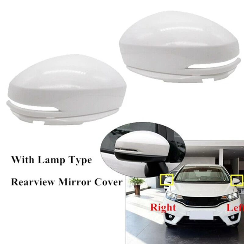 

Чехол для автомобильного внешнего зеркала заднего вида для HONDA FIT JAZZ GK5 2014-2019 CITY GM6 корпус бокового зеркала с лампой