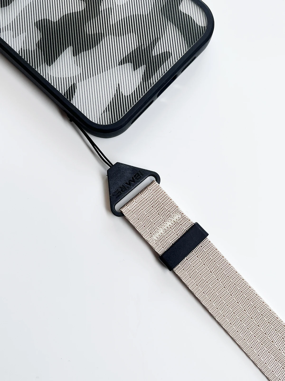 Universal Black Security Anti-Drop Lanyard with Wrist Strap